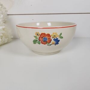 Vintage 1940s Universal Pottery Kitchen Boutique Bowl 7" | Retro Serving Bowl